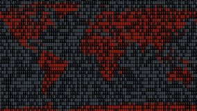 Binary code. Zeros and ones 
in the form of a map of the world. Global programming concept. Coding. - Powered by Shutterstock - Get 15% off with code: PIKWIZARD15