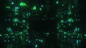 An endless tunnel of futuristic technology and glowing neon lights on a seamless loop - Powered by Shutterstock - Get 15% off with code: PIKWIZARD15