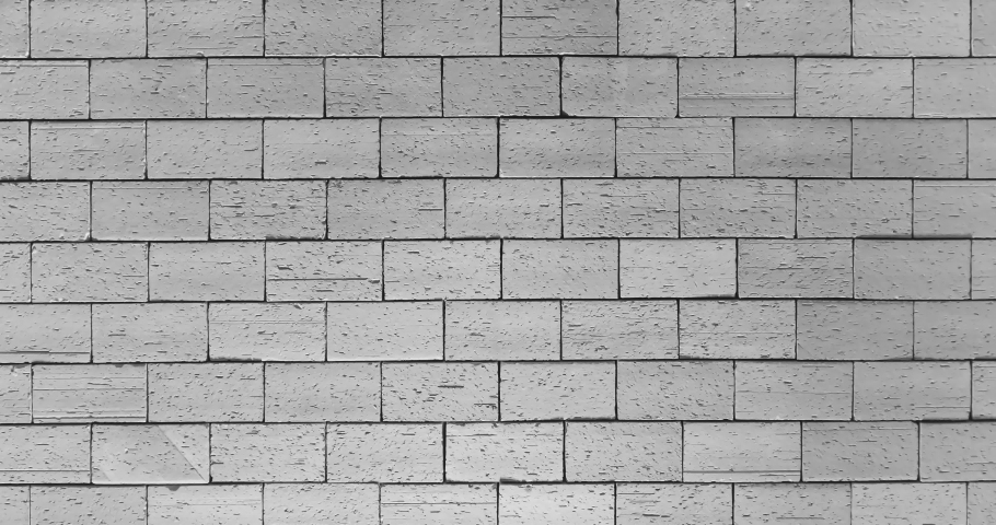 Beautiful black and white bricks wall pattern background