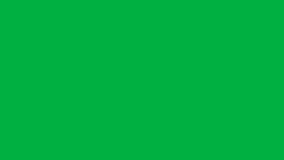 Hand holding Estonia flag isolated on green screen animation.