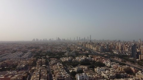 Ariel view of Kuwait City, Kuwait (Drone used: DJI Mini 2)
