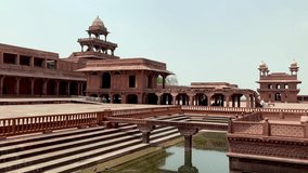 Fort of Mughal Emperor Akbar. This fort is in Fatehpur sikri, India and an ancient masterpiece of Mughal Emperor Akbar.