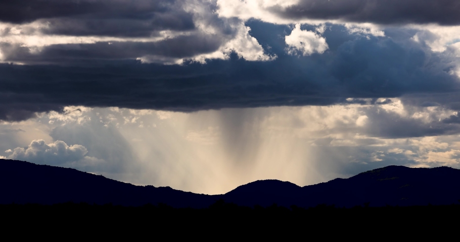 A cloudy Kenya landscape during a sunset