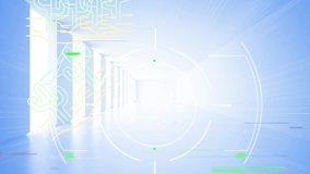 Animation of interference and data loading over blue and white abstract background. global connections, data processing and interface technology concept digitally generated video. - Powered by Shutterstock - Get 15% off with code: PIKWIZARD15