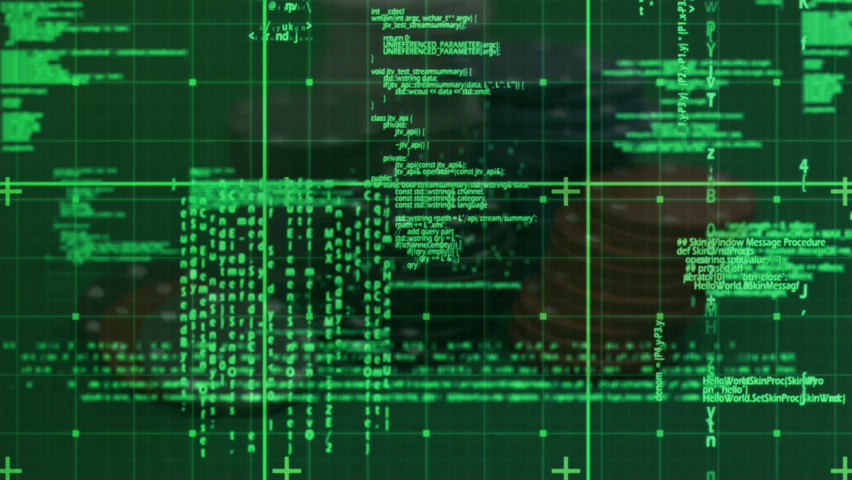 Animation of data processing and grid over casino chips. global business, finance, gambling and data processing concept digitally generated video. - Powered by Shutterstock - Get 15% off with code: PIKWIZARD15