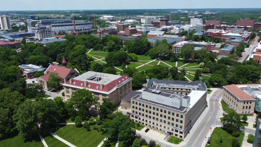 Ohio State University Campus - South Campus and Ohio Union Royalty-Free Stock Footage #1090820007
