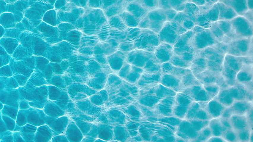 Water surface texture, Slow motion clean swimming pool ripples and wave, Refraction of sunlight top view texture sea side, sun shine water background. Water Caustic Background 4K aerial | Shutterstock HD Video #1090846001
