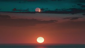 The beautiful view on the sunset over snow field and walking expeditors - Powered by Shutterstock - Get 15% off with code: PIKWIZARD15