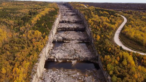Robert Bourassa Hydroelectric Power Plant Generating Stock Footage ...