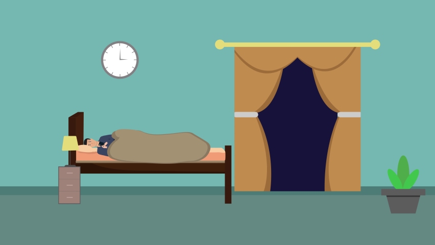 Lying flat. Lying flat