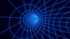 Flying in digital tunnel . Abstract motion background. Cyberpunk concept. Sci-fi Seamless looping animation. - Powered by Shutterstock - Get 15% off with code: PIKWIZARD15