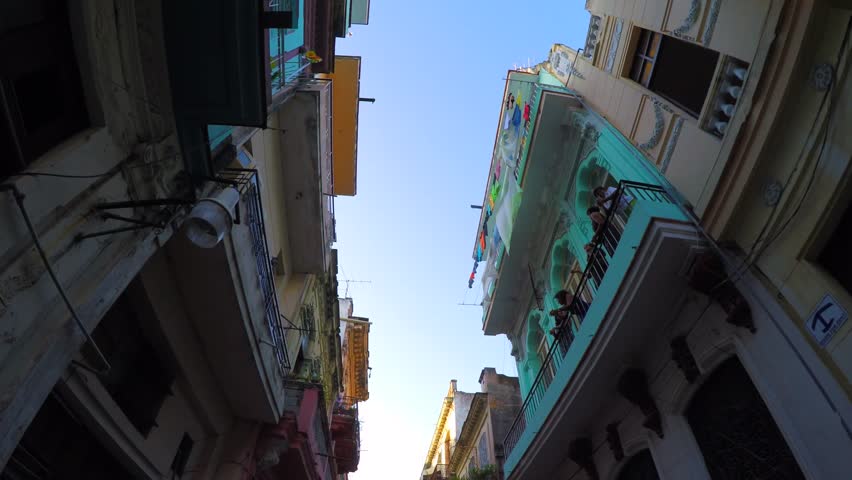 Typical Residences in Havana, Cuba