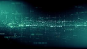 Futuristic metaverse hi-tech user interface floating digital data telemetry with encrypt numbers display background loop for computer desktop screen display - Powered by Shutterstock - Get 15% off with code: PIKWIZARD15