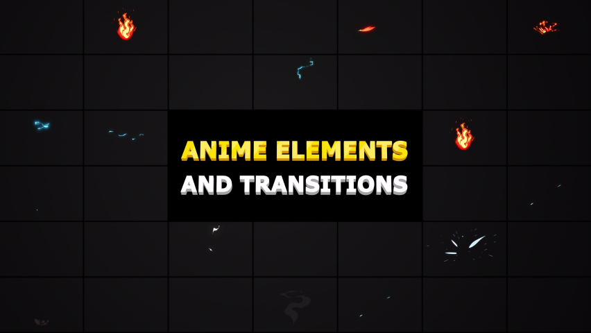 Anime Elements And Transitions Motion Graphics is a bright and dynamic pack that includes a collection of various cartoon elements. 4k resolution and alpha channel included. Royalty-Free Stock Footage #1090892689