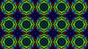 4K 3D Animation Abstract looping animated background. Motion Graphics Pattern. VJ style. Flowing ornament footage. Abstract mandala, sacred geometry. Psychedelic substance trippy trance trip