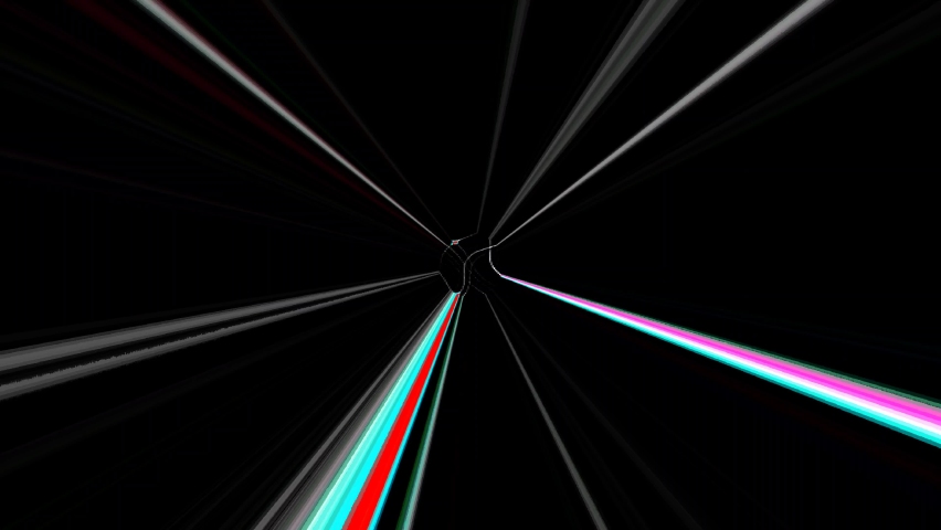 Beautiful video Lines of abstract backgrounds in multicolor textures. With full color reflection