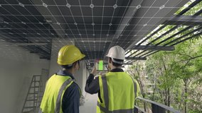 Asian man Civil Engineer or Architect and Contractor working use BIM (building information modeling) technology Augmented Reality on digital tablet at construction site. - Powered by Shutterstock - Get 15% off with code: PIKWIZARD15
