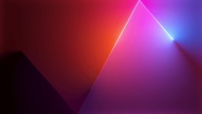 cycled 3d animation, abstract simple background with neon zigzag line, glowing in ultraviolet light - Powered by Shutterstock - Get 15% off with code: PIKWIZARD15