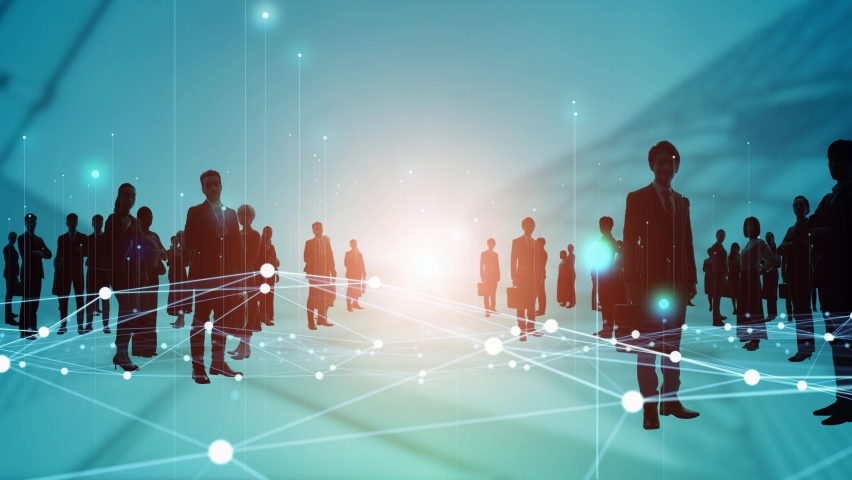 Business and technology concept. Communication network. Data analysis. Management strategy. Digital transformation. - Powered by Shutterstock - Get 15% off with code: PIKWIZARD15