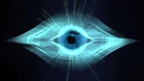 Futuristic Human Eye With Flowing Data Numbers - Powered by Shutterstock - Get 15% off with code: PIKWIZARD15