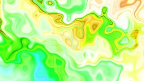 3840x2160 25 Fps. Swirls of marble. Liquid marble texture. Marble ink Green Color. Fluid art. Very Nice Abstract Design Green Swirl Texture Mix Background Marbling Video. 3D Abstract, 4K.
