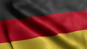 Waving germany flag video. Symbol of germany.. Germany wavy flag. Independence day