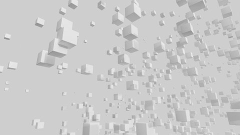 Abstract Mass Cube 3dcg Background Stock Footage Video (100% Royalty ...