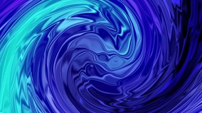 Abstract blue moving background with fluid spirals, waves roll in the middle.Video animation 4K 3D. - Powered by Shutterstock - Get 15% off with code: PIKWIZARD15