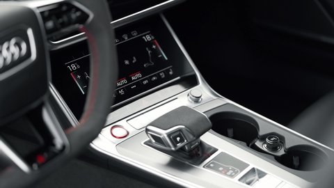 Kyiv, Ukraine - 17.05.2020 : Audi RS6 C8 Interior