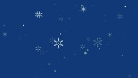 An animated video of falling snowflakes in the night. - Powered by Shutterstock - Get 15% off with code: PIKWIZARD15