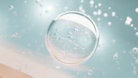 Animation skin collagen through the skin layer and reduce up saggy skin of the skin cell.Serum and vitamin drop to cells. 3d rendering. - Powered by Shutterstock - Get 15% off with code: PIKWIZARD15