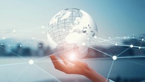 Global communication network concept. Worldwide business. - Powered by Shutterstock - Get 15% off with code: PIKWIZARD15