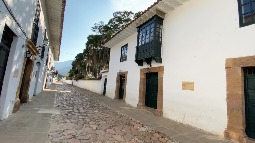 Streets of Villa de Leyva, Boyacá, Colombia.
