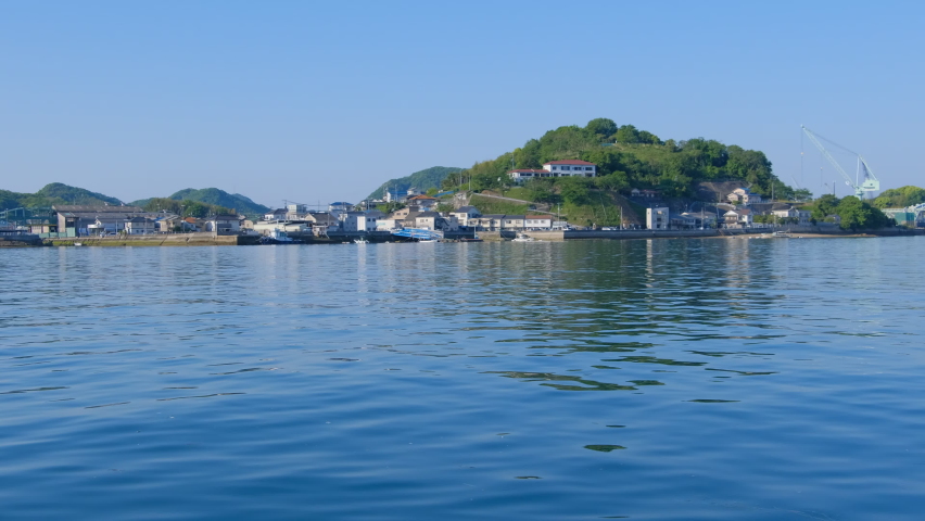 Morning in Setouchi, calm sea