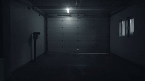Opened Garage Roller Door with Green Screen or Chroma Key background - Powered by Shutterstock - Get 15% off with code: PIKWIZARD15