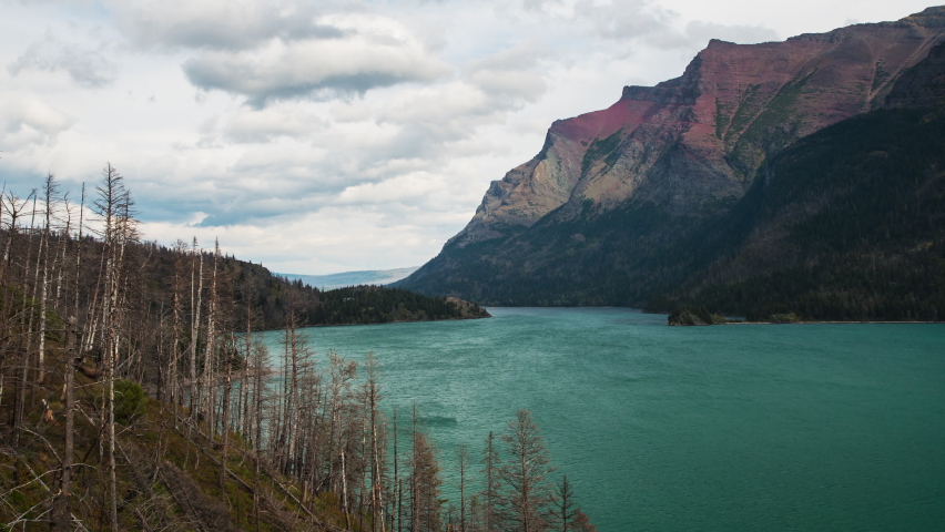 Saint Mary Lake in Glacier park