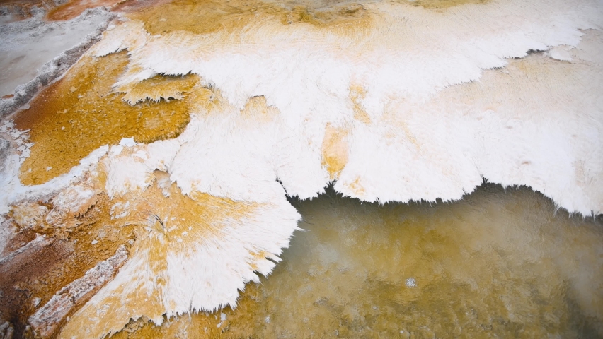 Mammoth Hot Springs in Yellowstone, Wyoming