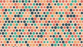 Float colorful hexagonal dots blinking on a 4K cream-yellow background. - Powered by Shutterstock - Get 15% off with code: PIKWIZARD15