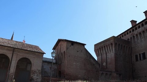 Ancient medieval Castle of Vignola (La Rocca di Vignola). Modena, Italy.