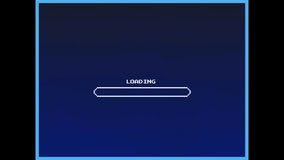 Retro 8 Bit Eighties Inspired Console Arcade Video Game. Loading Screen and Playback for TV or Mobile Device Screen with Spaceship Shooting Down Aliens and UFO Boss, but Loses Life. Game Over. - Powered by Shutterstock - Get 15% off with code: PIKWIZARD15