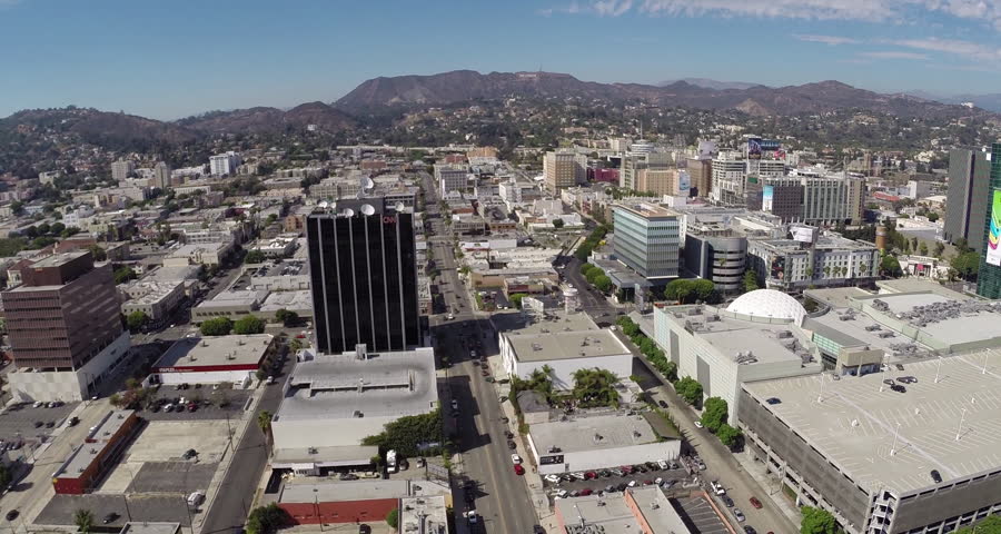 Hollywood with CNN Building Facing North