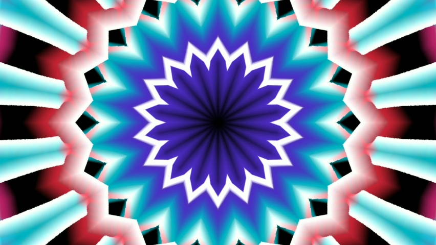 Mandala art animation background. Loopable kaleidoscope floral footage useful for festival of light backdrop, diwali, yoga, or meditation  | Shutterstock HD Video #1091397323