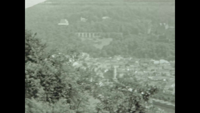 alps, Italy may 1964: Summer alps panorama in 60s