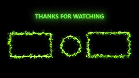 Thanks Watching End Screen Stock Footage Video (100% Royalty-free ...