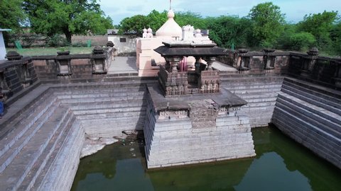 Ancient Datt Mandir Temple Village Loni Stock Footage Video (100%