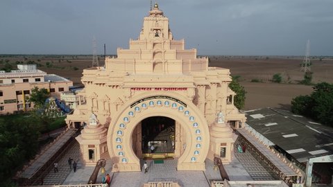 Palitana , Gujarat , India - 06 14 2022: The Palitana temples of Jainism are located on Shatrunjaya hill by the city of Palitana in Bhavnagar district, Gujarat, India.