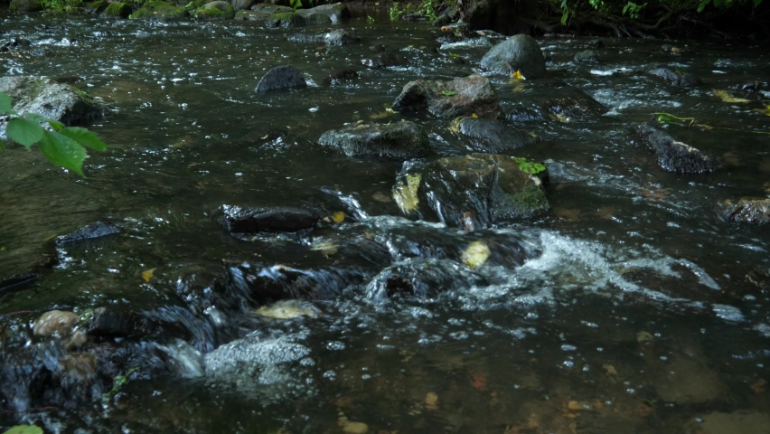 mountain stream water, swift stream river
