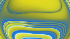 Liquid abstractions, blue, yellow and white. Geometric patterns. Unique natural graphics.
