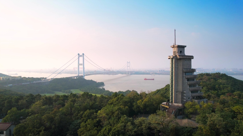 Jiangyin Bridge, Jiangyin City, Jiangsu Province, China