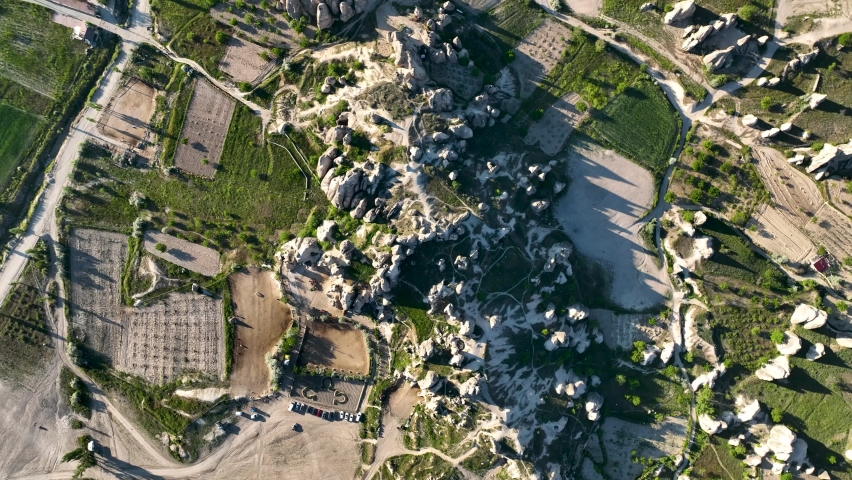 The Cosmic Landscape of Cappadocia aerial view 4 K